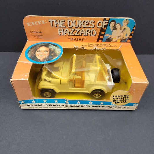 1:25 Dukes Of Hazzard Diecast "DAISY" Jeep - 1981