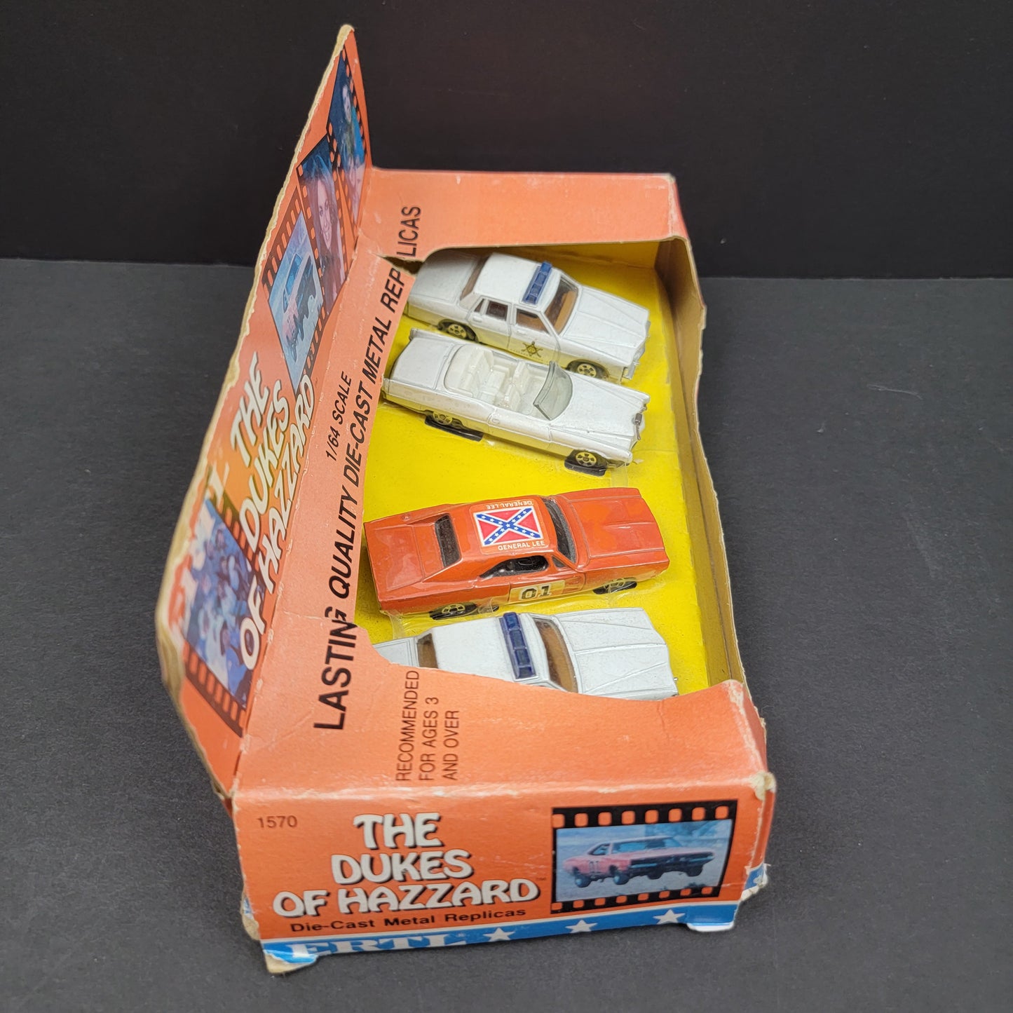 1:64 Dukes Of Hazzard FOUR-Car Diecast set - 1981