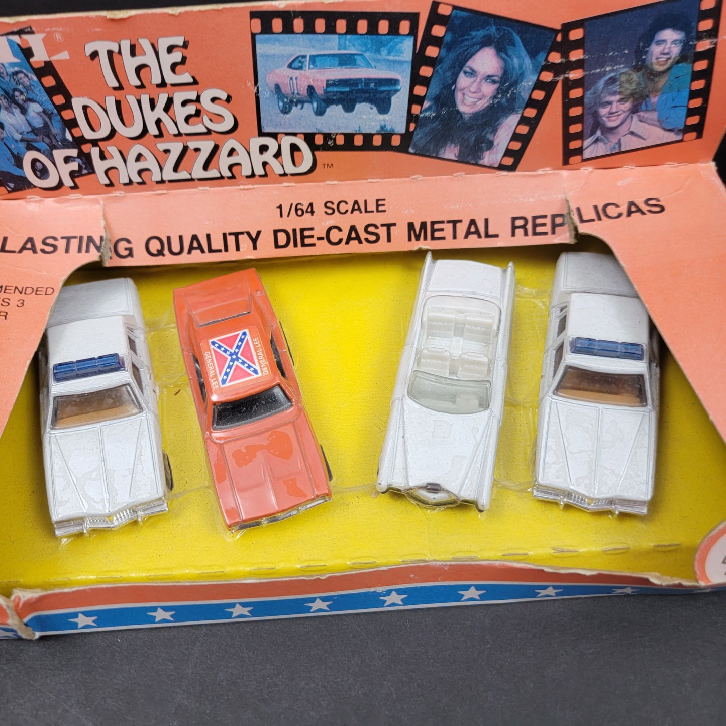 1:64 Dukes Of Hazzard FOUR-Car Diecast set - 1981