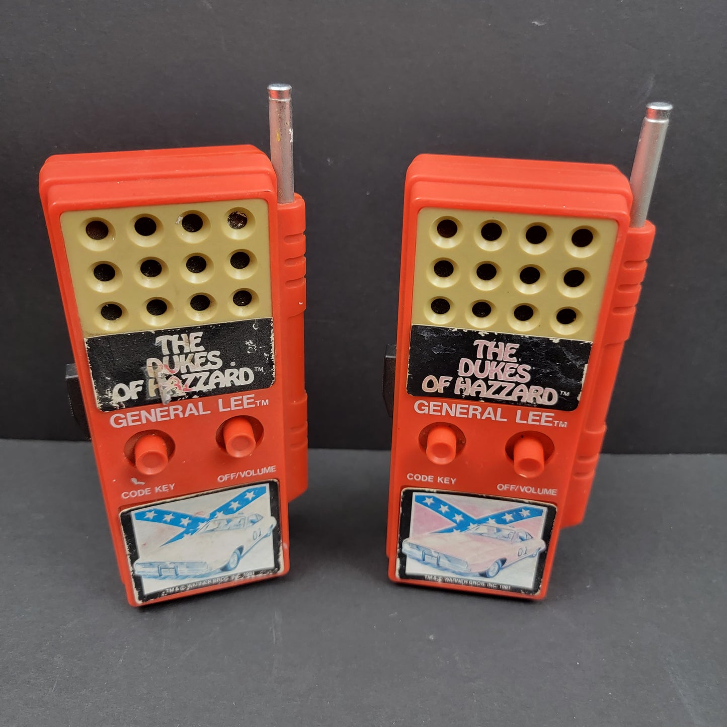 Dukes Of Hazzard Walkie Talkies - 1981