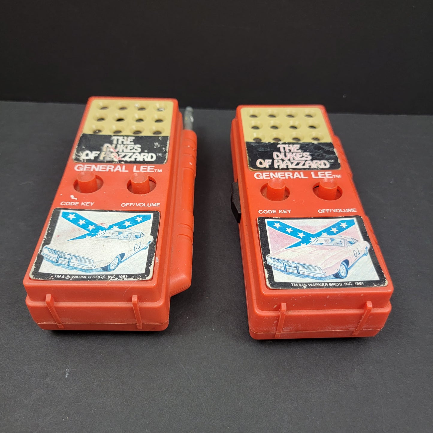 Dukes Of Hazzard Walkie Talkies - 1981