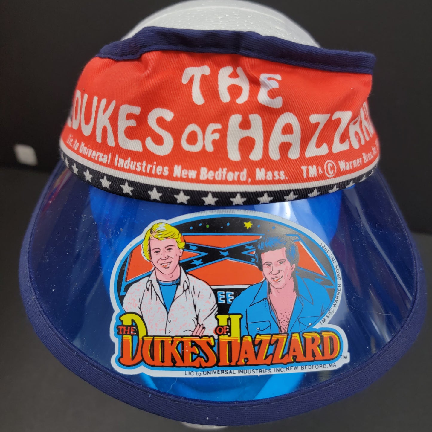 Dukes Of Hazzard (Dark Blue/Navy) Sun Visor - 1981