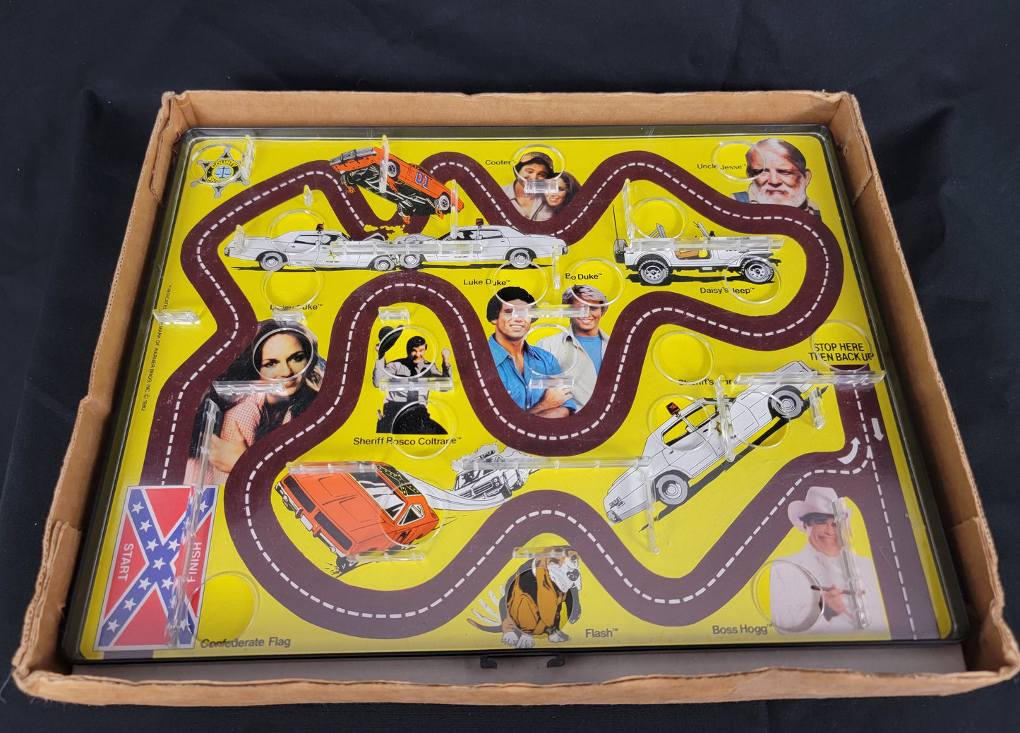 Dukes Of Hazzard Race 'N' Trap Game - 1982