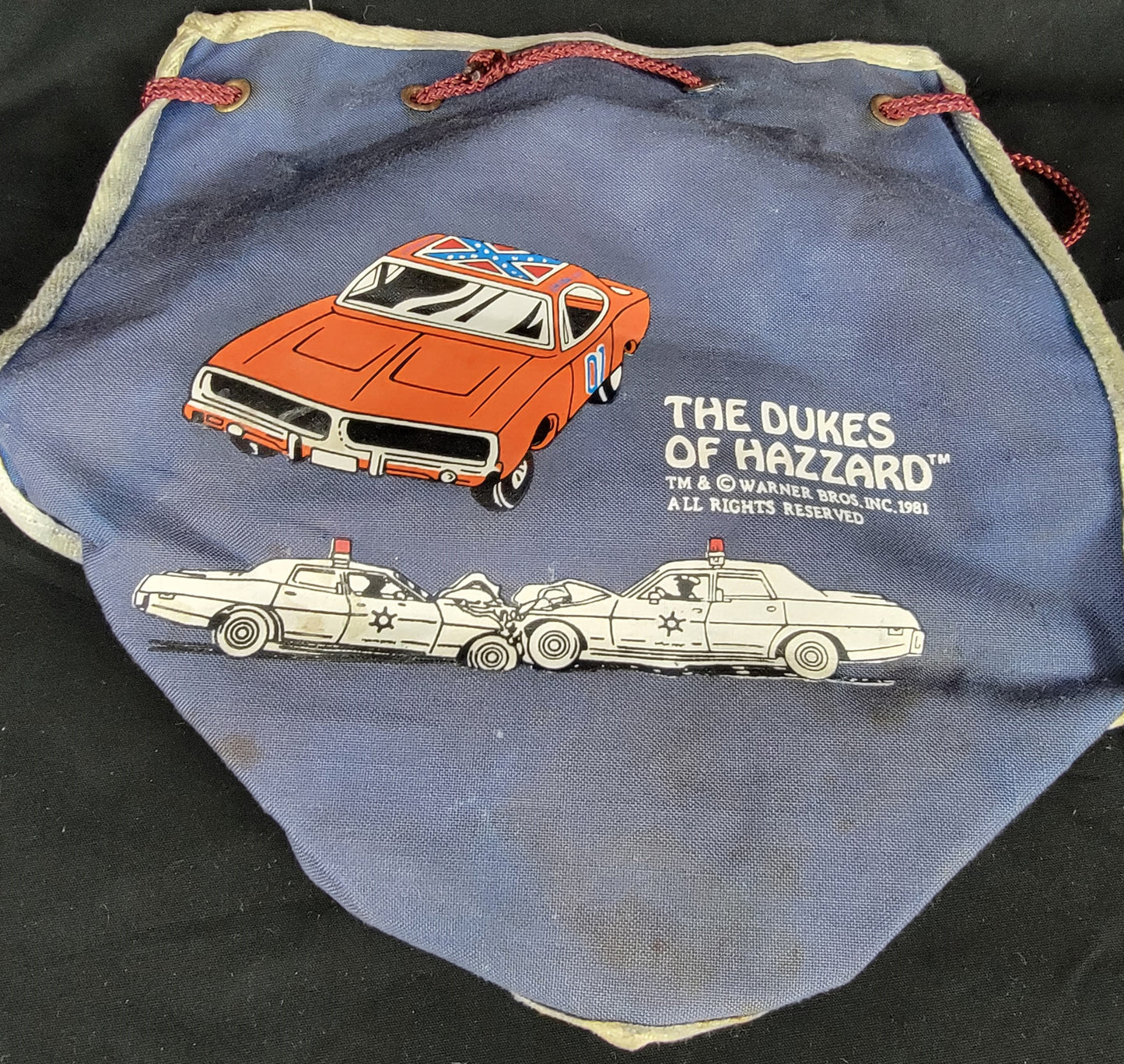 Dukes Of Hazzard Drawstring Bag/Knapsack (C) - 1982