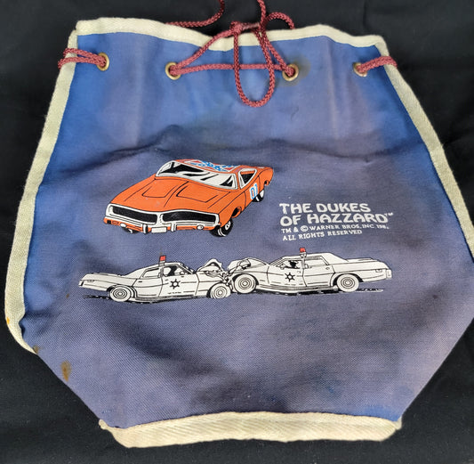 Dukes Of Hazzard Drawstring Bag/Knapsack (B) - 1982