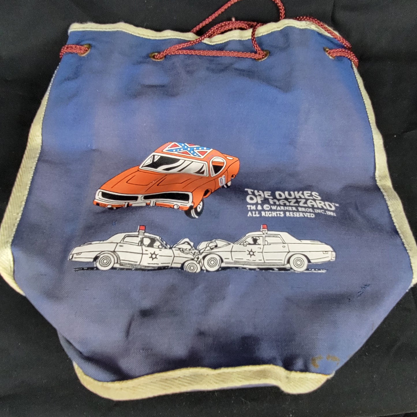 Dukes Of Hazzard Drawstring Bag/Knapsack (B) - 1982