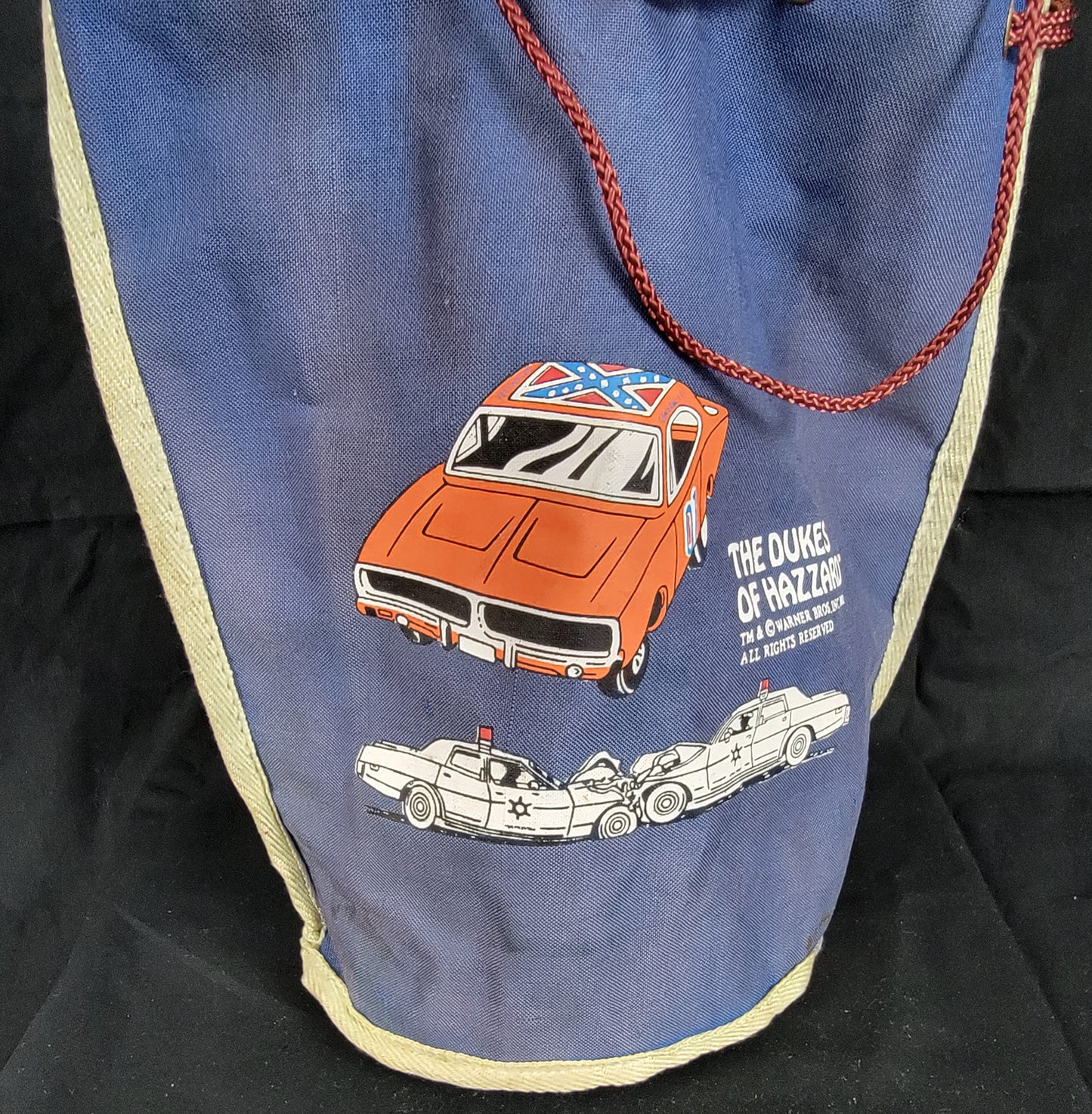 Dukes Of Hazzard Drawstring Bag/Knapsack (B) - 1982