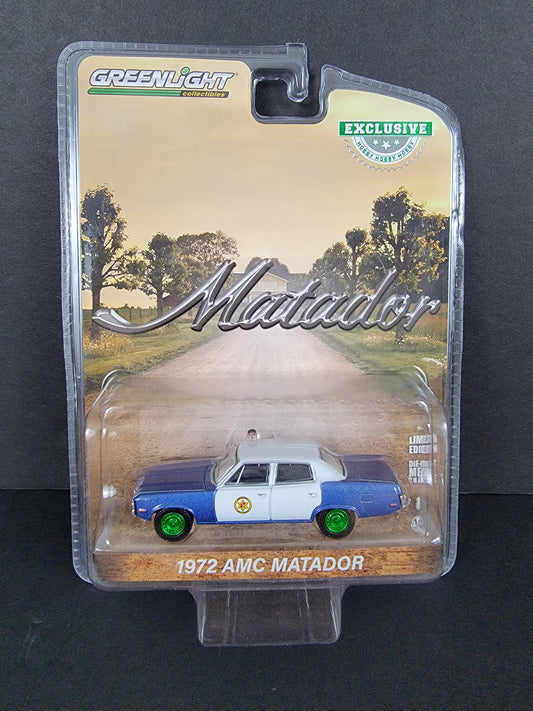 1:64 1972 AMC Matador, GREEN MACHINE/CHASE "Colonial City Police"