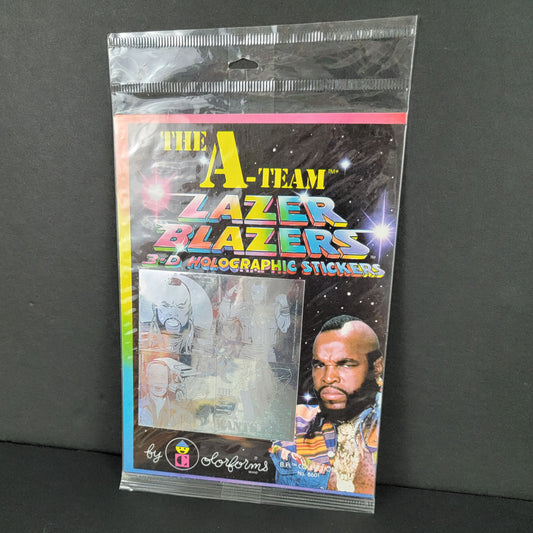 A-Team Lazer Blazers 3-D Holographic Stickers- 1983