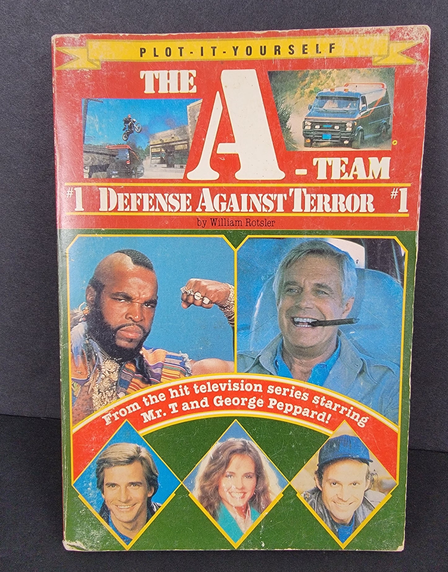 A-Team Plot-It-Yourself Book "#1 Defense Against Terror" - 1983