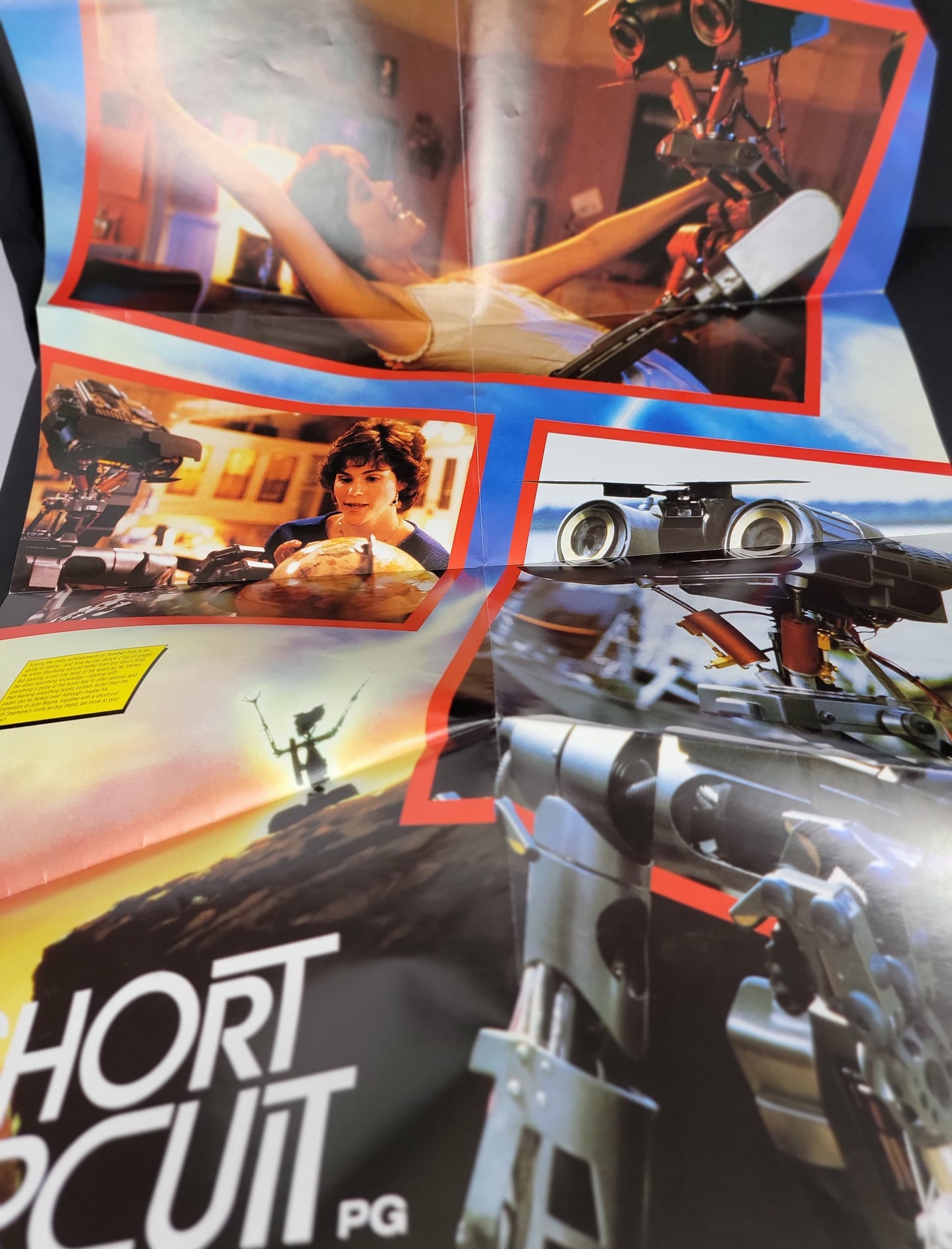 Short Circuit Poster Magazine - 1986