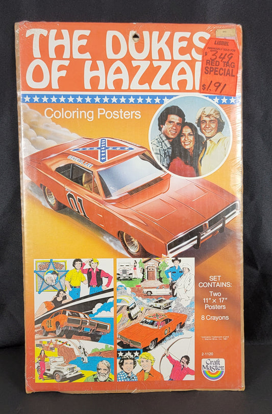 Dukes Of Hazzard Coloring Posters - 1981