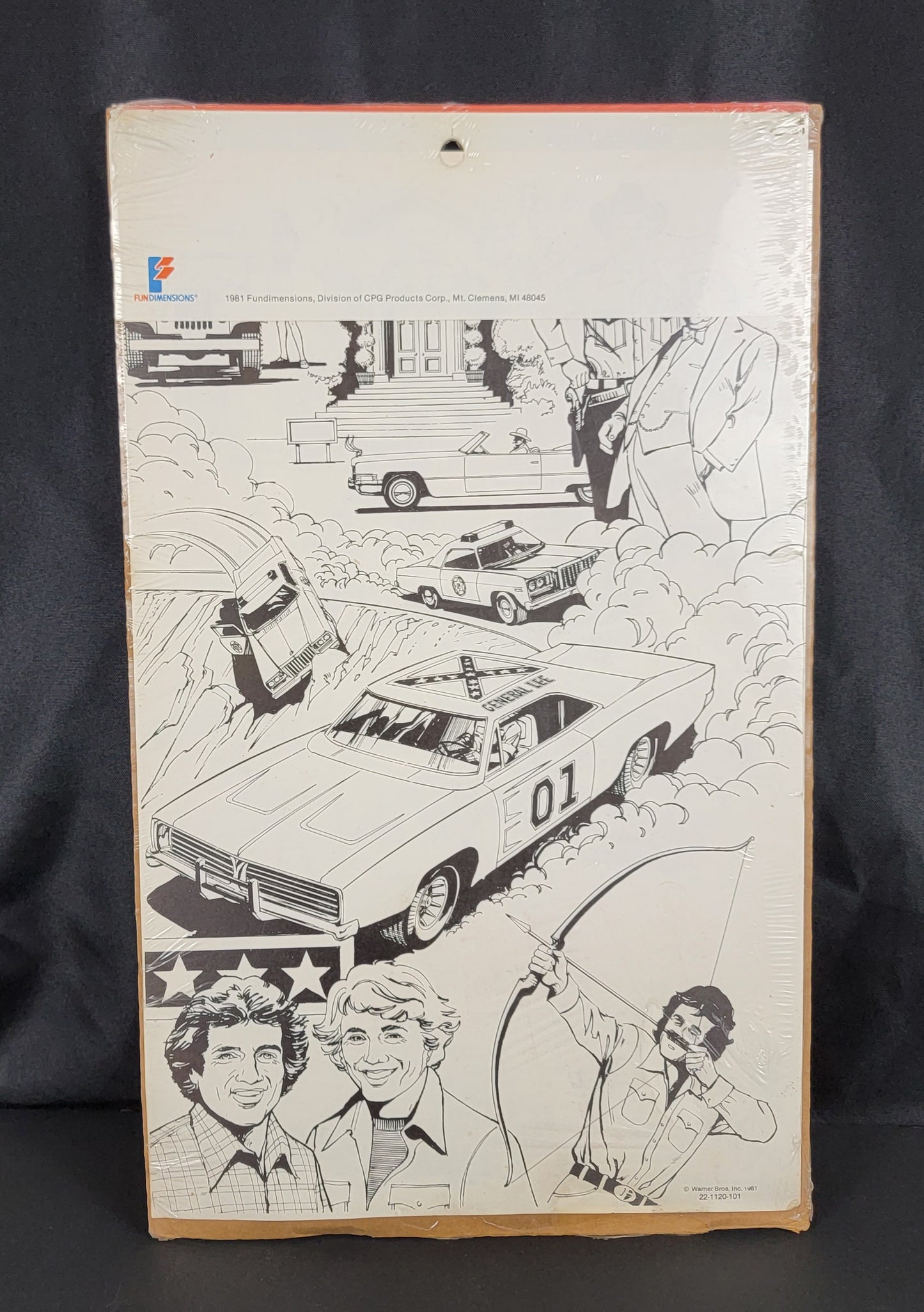 Dukes Of Hazzard Coloring Posters - 1981