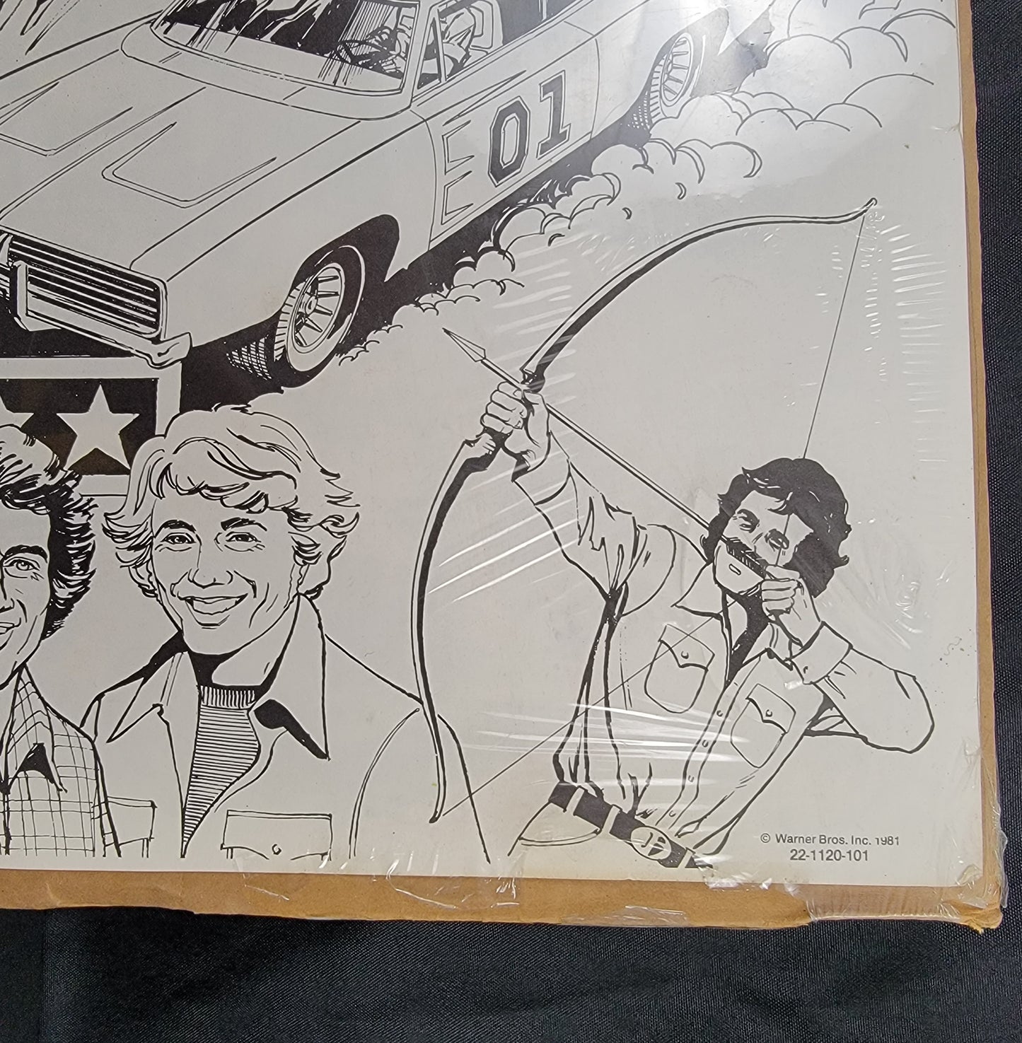 Dukes Of Hazzard Coloring Posters - 1981