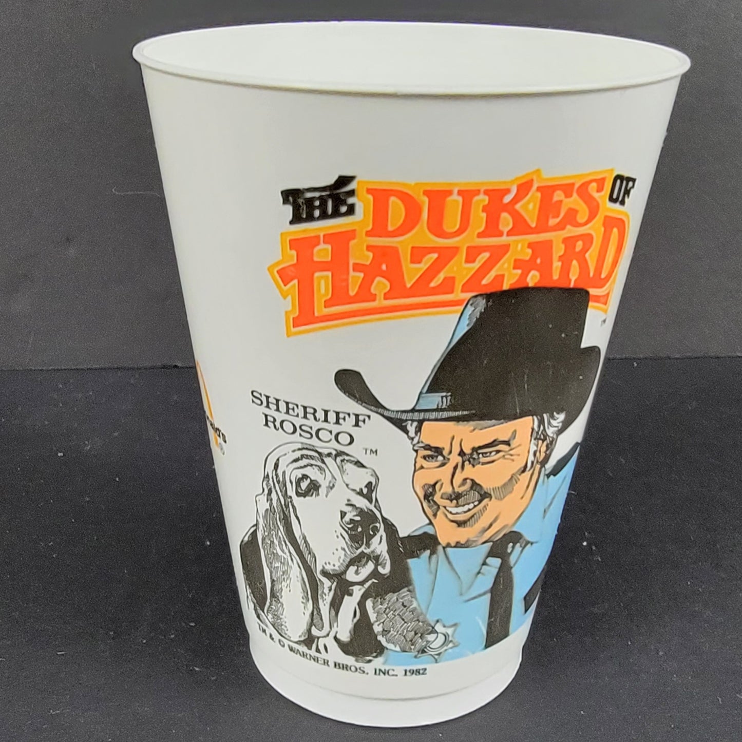 McDonald's Plastic Cup "ROSCOE AND FLASH"