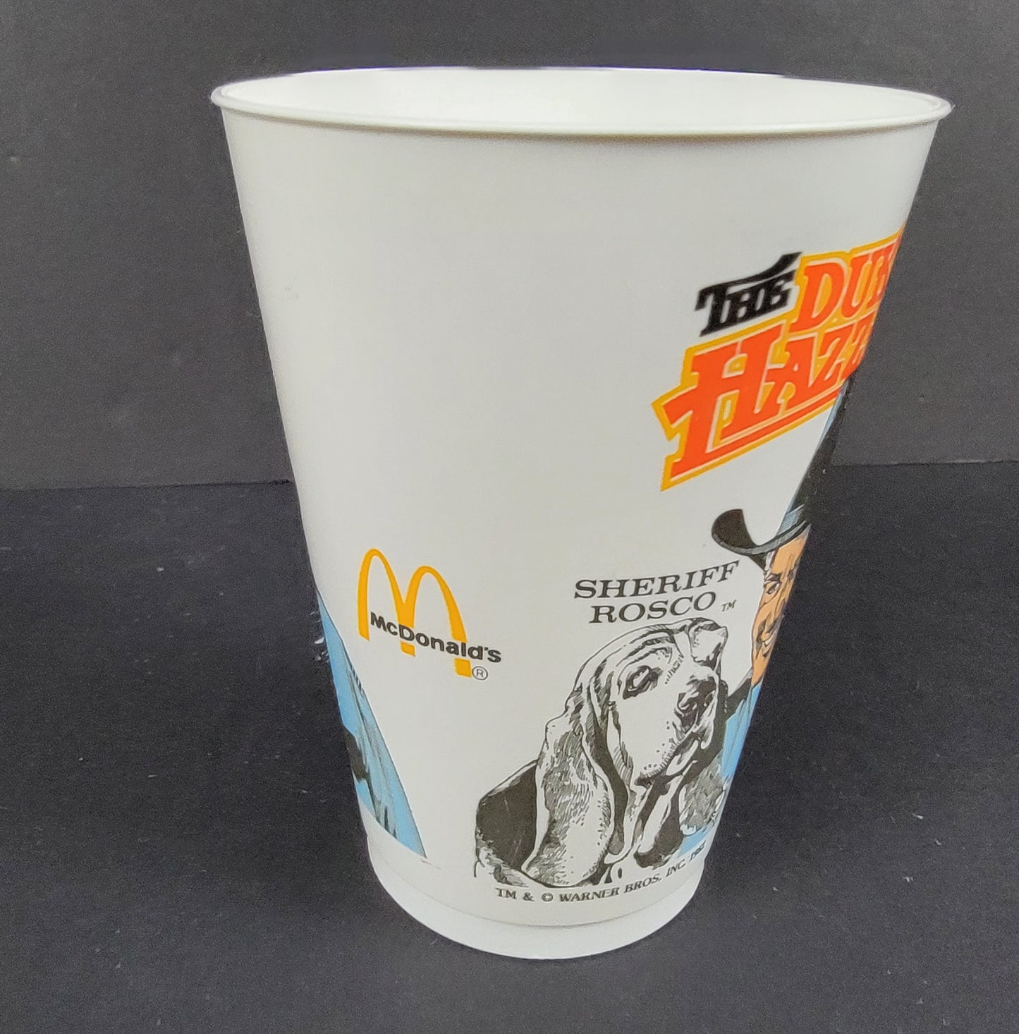 McDonald's Plastic Cup "ROSCOE AND FLASH"