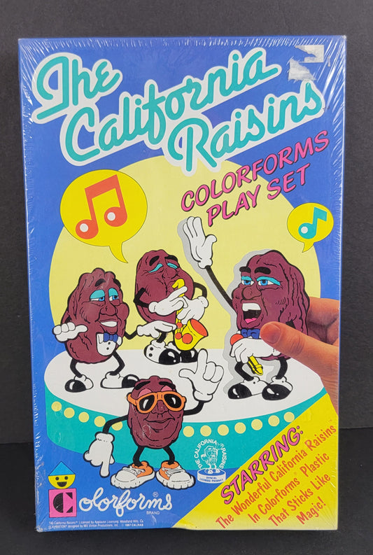 The California Rasins Colorforms Play Set - 1987