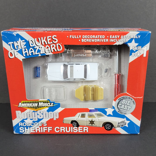 1:64 Roscoe's Sheriff Cruiser Body Shop Diecast Activity Set - 2001