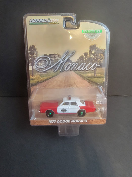 1:64 1977 Dodge Monaco, GREEN MACHINE "Finchburg County Sheriff"