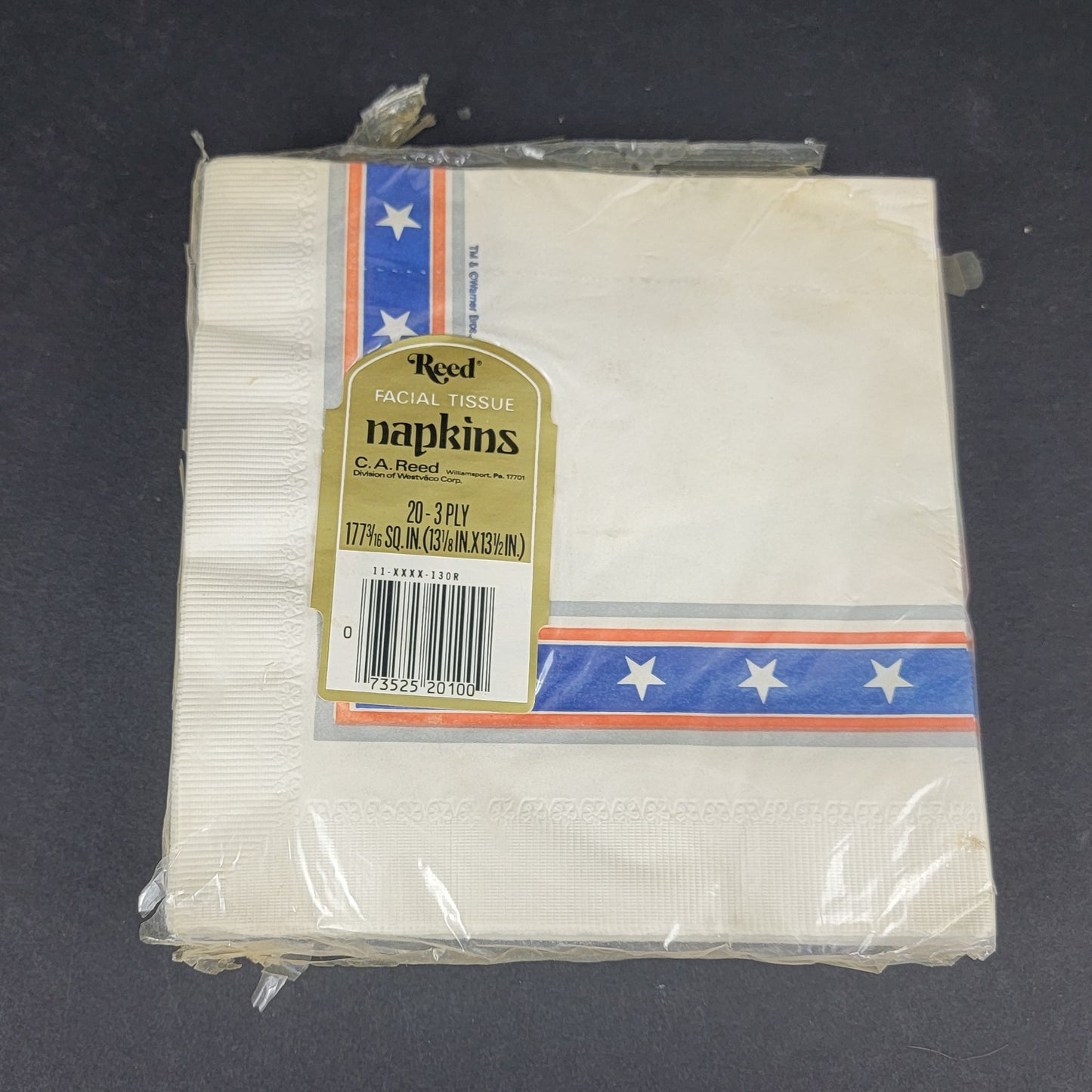 Dukes Of Hazzard 3-Ply Party Napkins With Tag - 1981