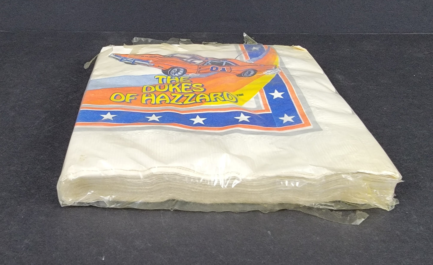 Dukes Of Hazzard 3-Ply Party Napkins With Tag - 1981