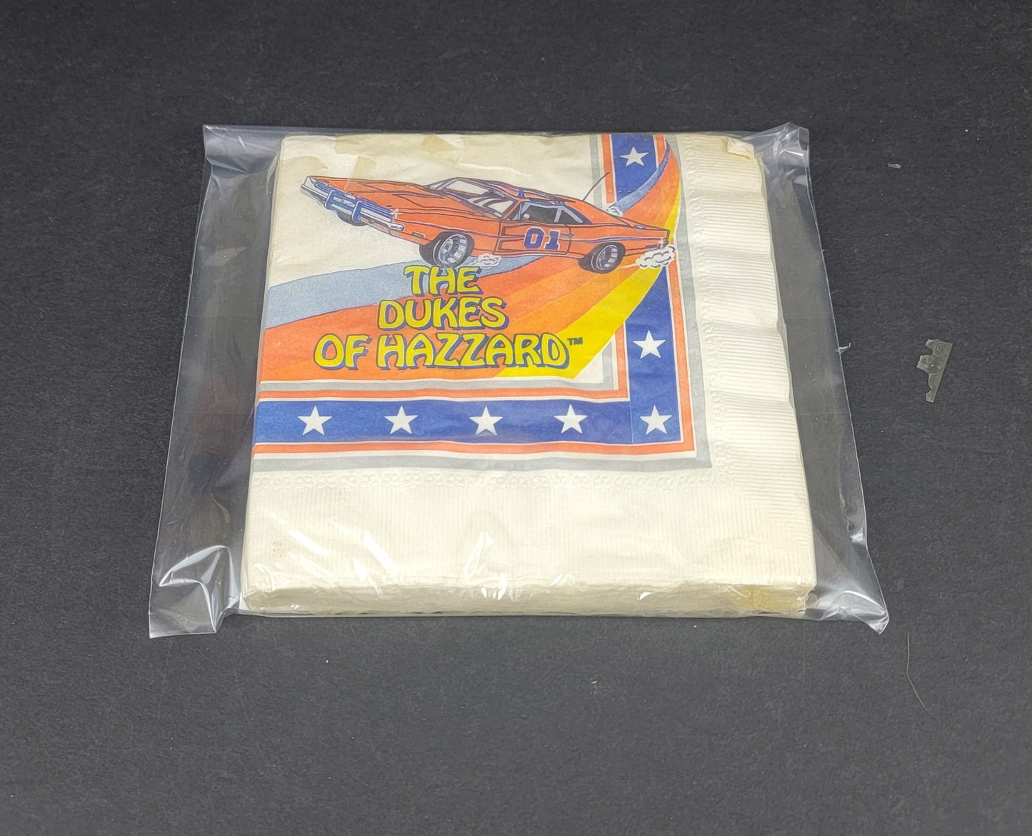 Dukes Of Hazzard 3-Ply Party Napkins With Tag - 1981