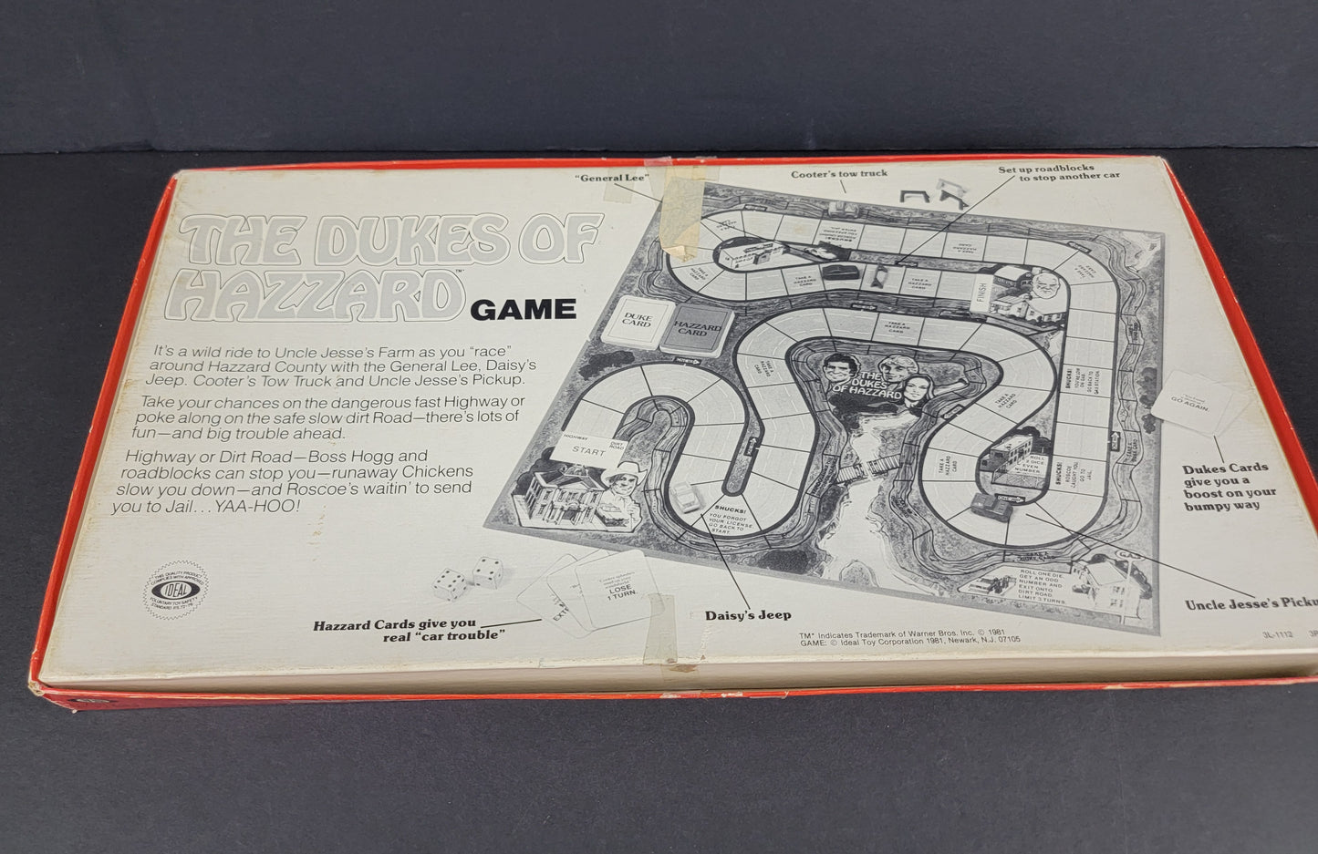 Dukes Of Hazzard Board Game - 1981