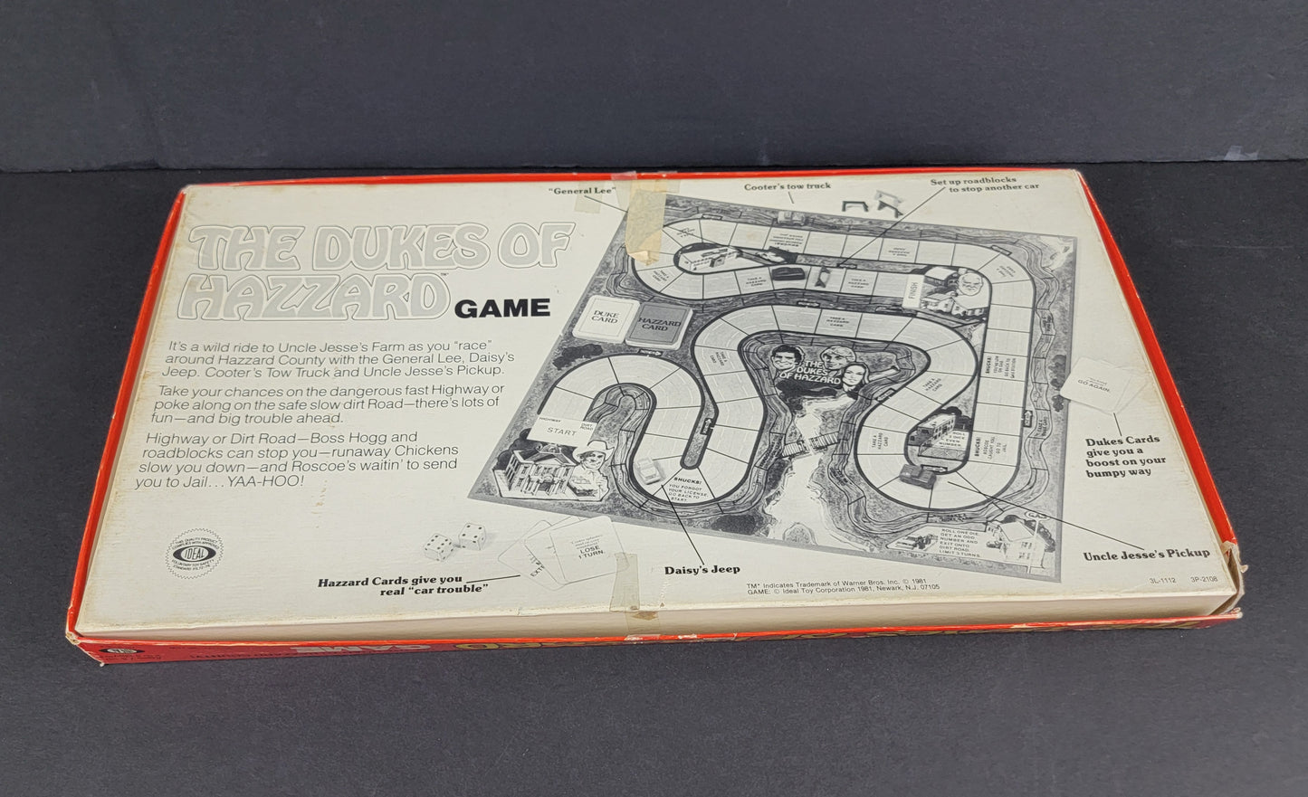 Dukes Of Hazzard Board Game - 1981