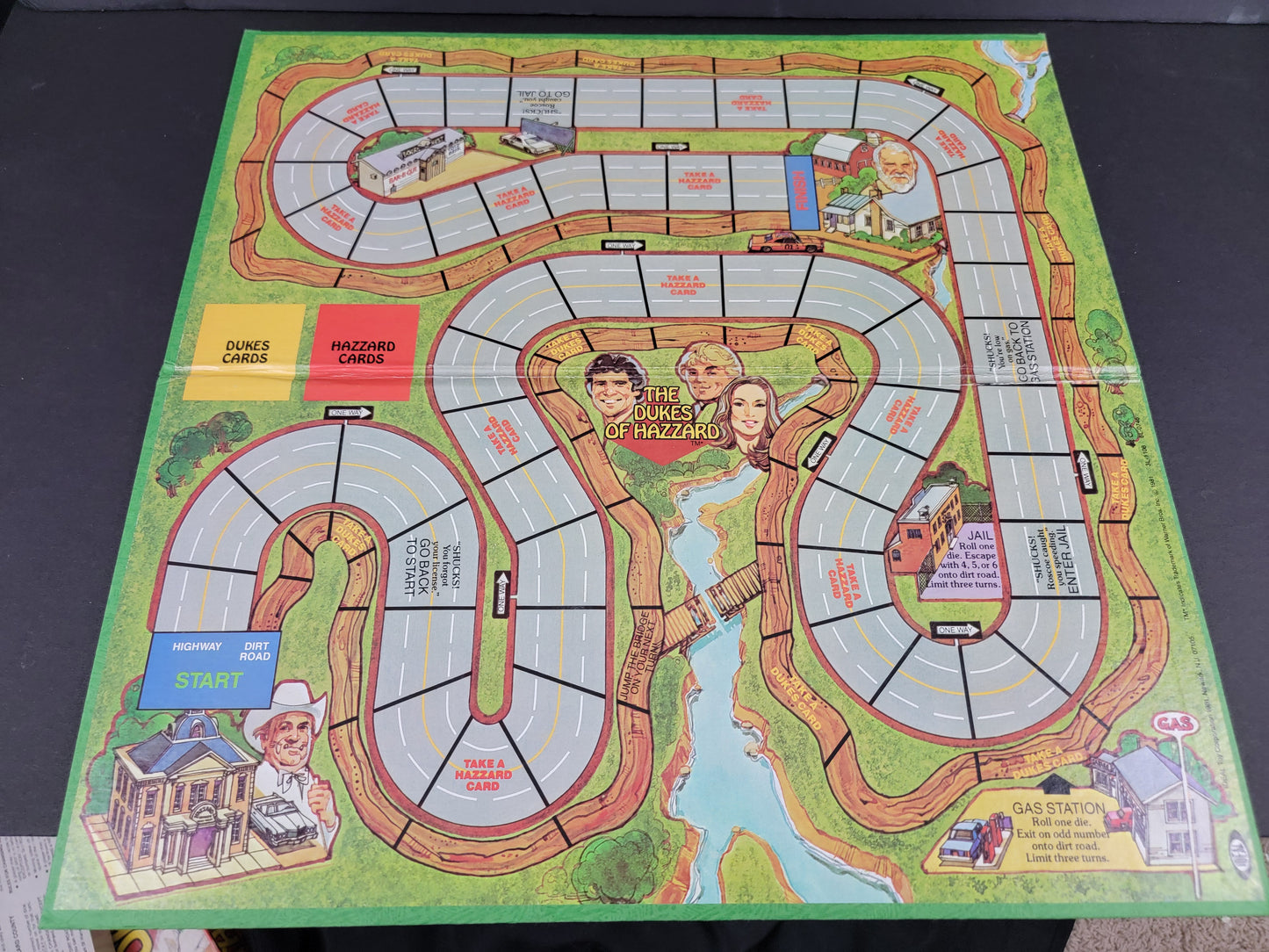 Dukes Of Hazzard Board Game - 1981