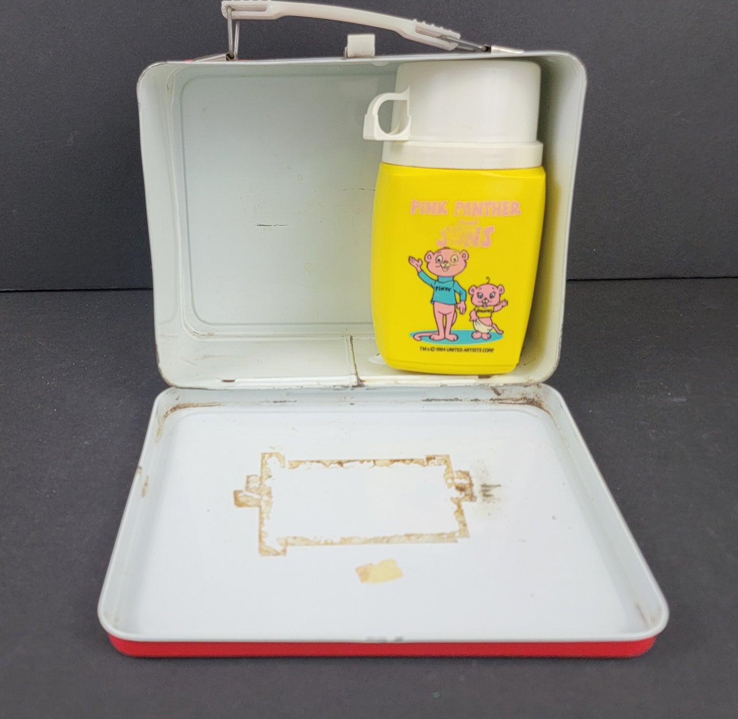 Pink Panther and Sons Metal Lunchbox & Thermos