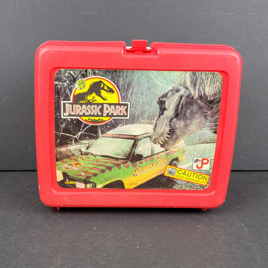 Jurassic Park Plastic Lunchbox & Thermos - 1993