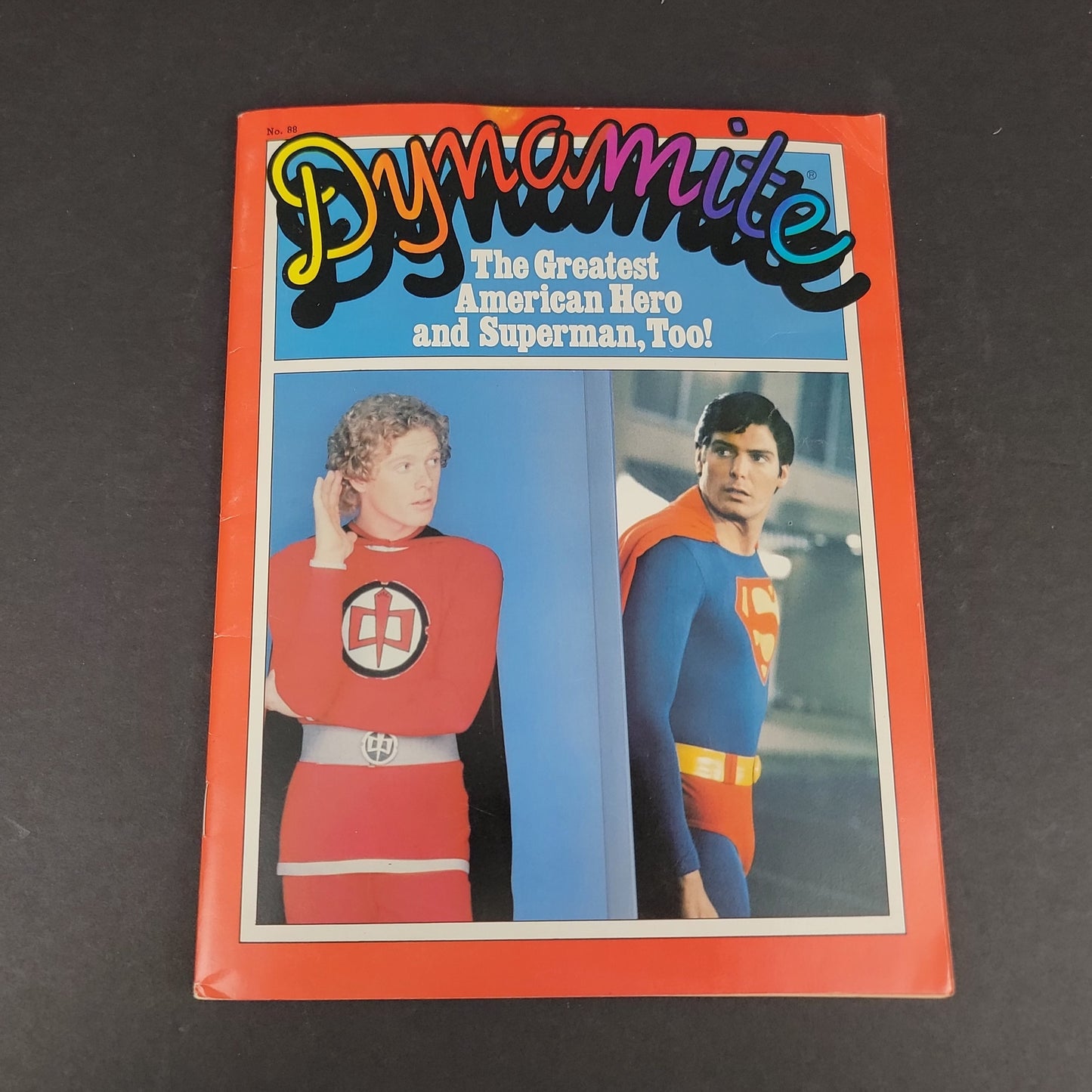 Dynamite Magazine - #88 1981, Greatest American Hero and Superman