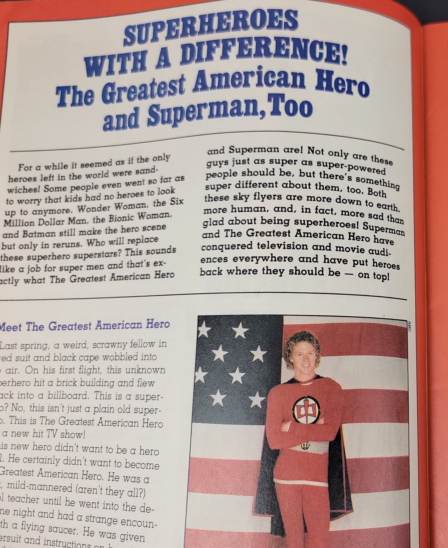 Dynamite Magazine - #88 1981, Greatest American Hero and Superman