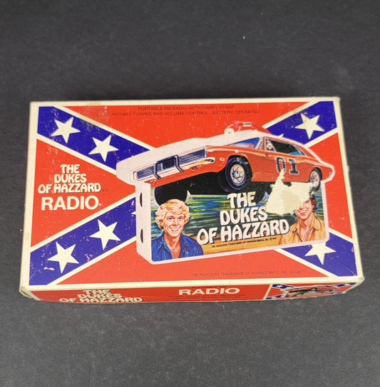 Dukes of Hazzard Portable AM Radio with box