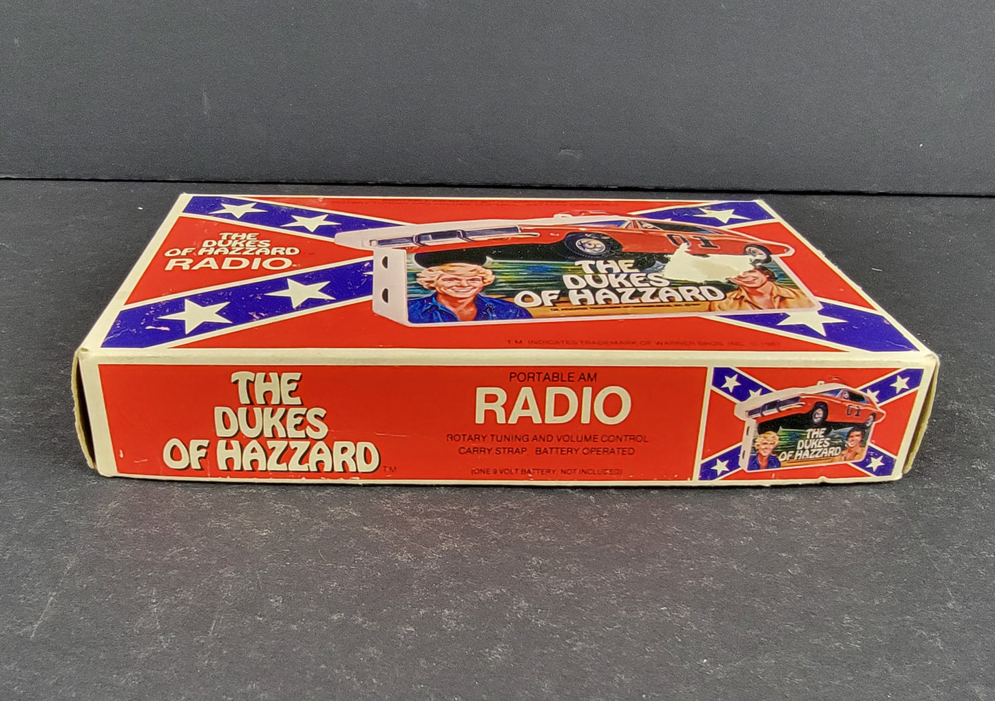 Dukes of Hazzard Portable AM Radio with box