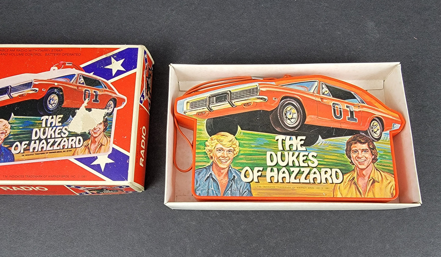 Dukes of Hazzard Portable AM Radio with box