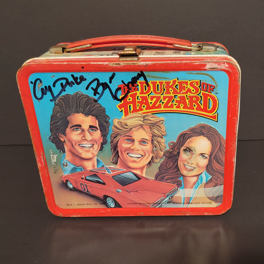 Dukes Of Hazzard (Coy and Vance) Metal Lunchbox (NO Thermos) - 1983