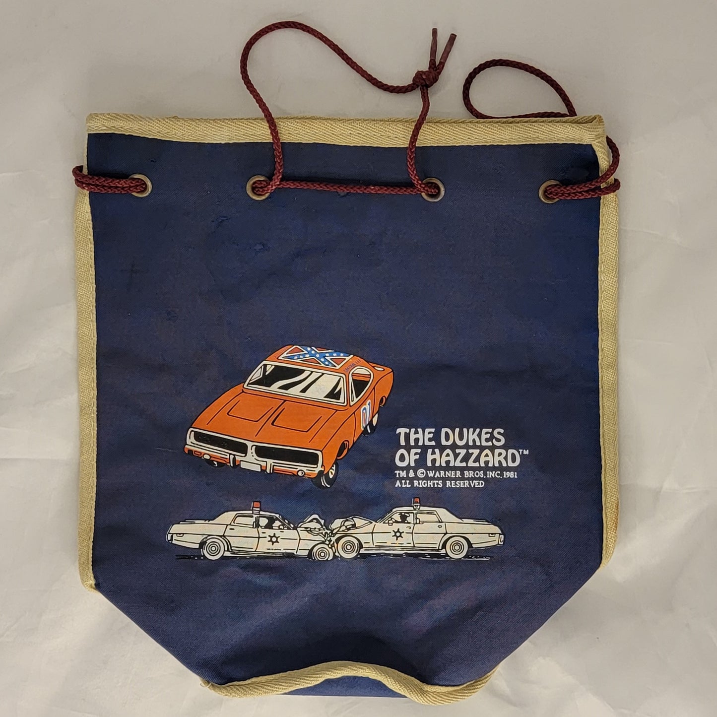 Dukes Of Hazzard Drawstring Bag/Knapsack (A) - 1982