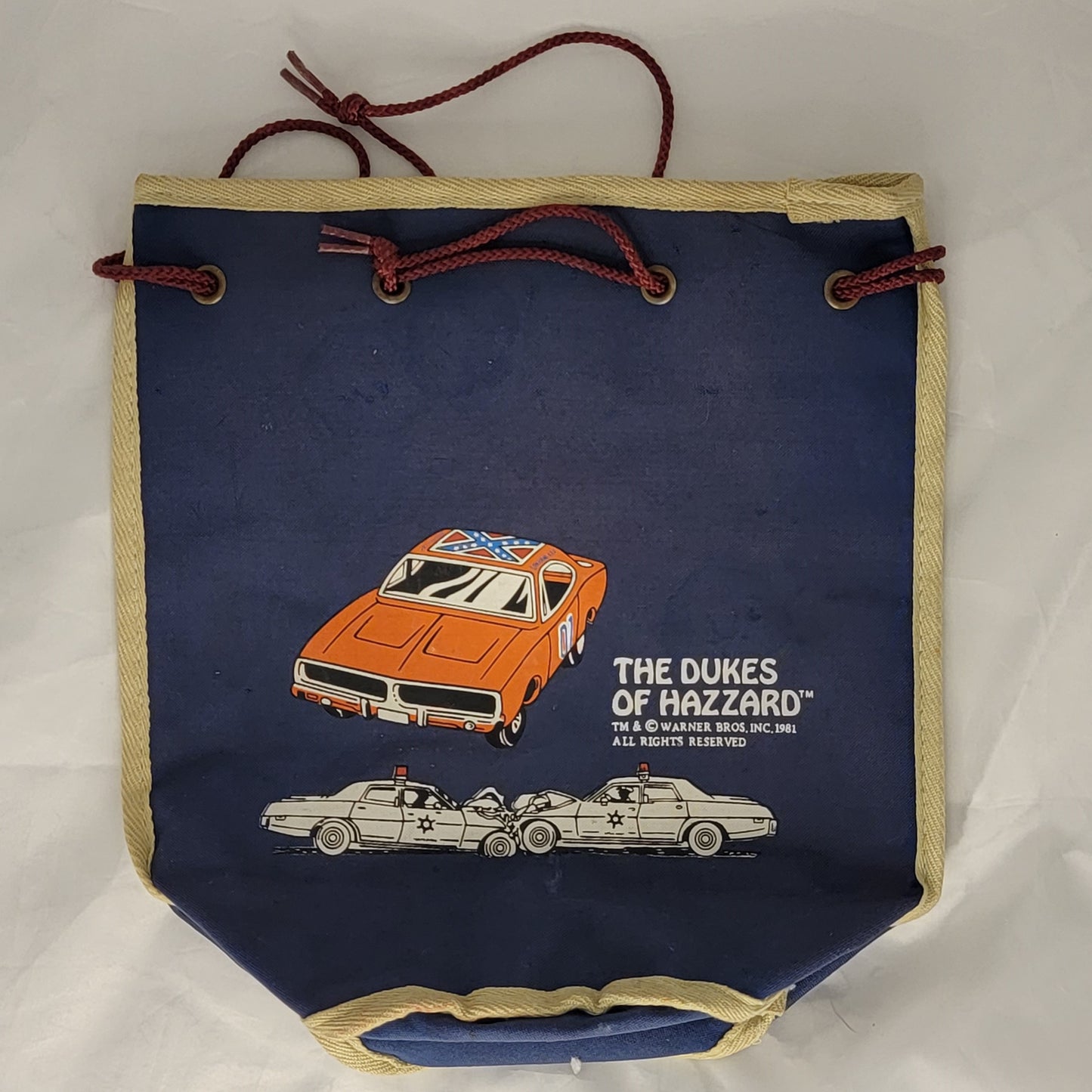 Dukes Of Hazzard Drawstring Bag/Knapsack (A) - 1982