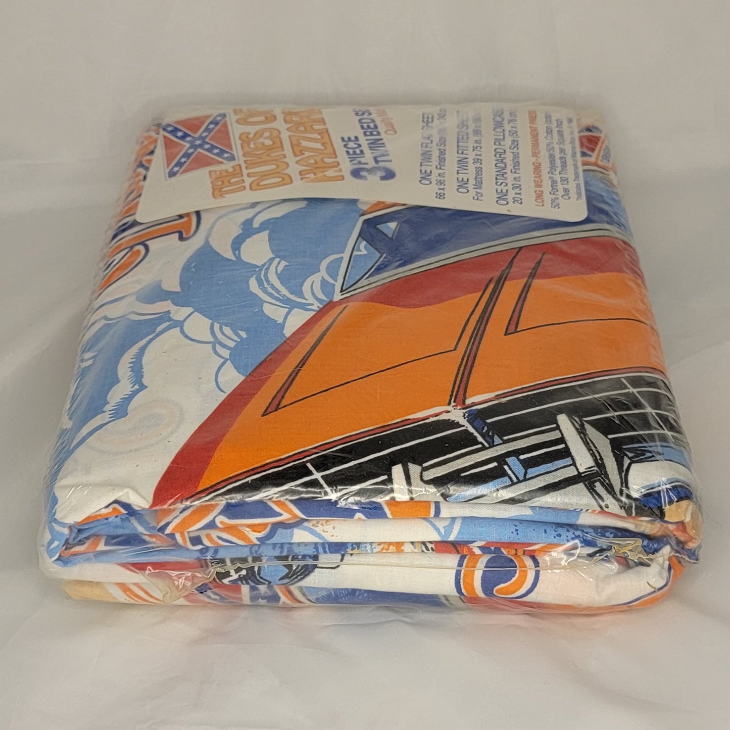 Dukes Of Hazzard 3-Piece TWIN BED SET, (SEALED) -1982