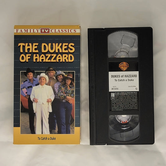 Dukes Of Hazzard on VHS, "To Catch a Duke" - 1997