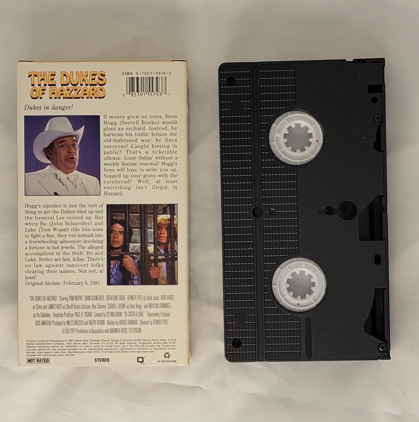 Dukes Of Hazzard on VHS, "To Catch a Duke" - 1997