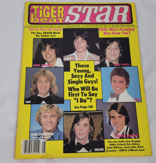 TIGER BEAT STAR Magazine, August 1979