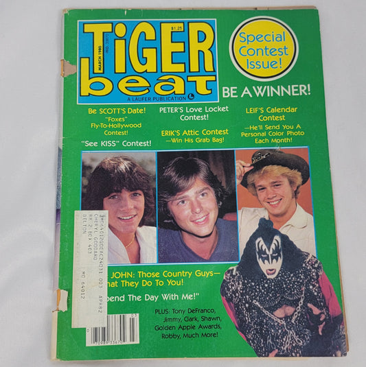 TIGER BEAT Magazine, March 1980