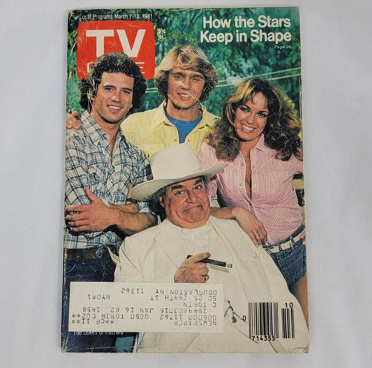 TV Guide, Magazine March 7-13 1981 (with Shipping Label)