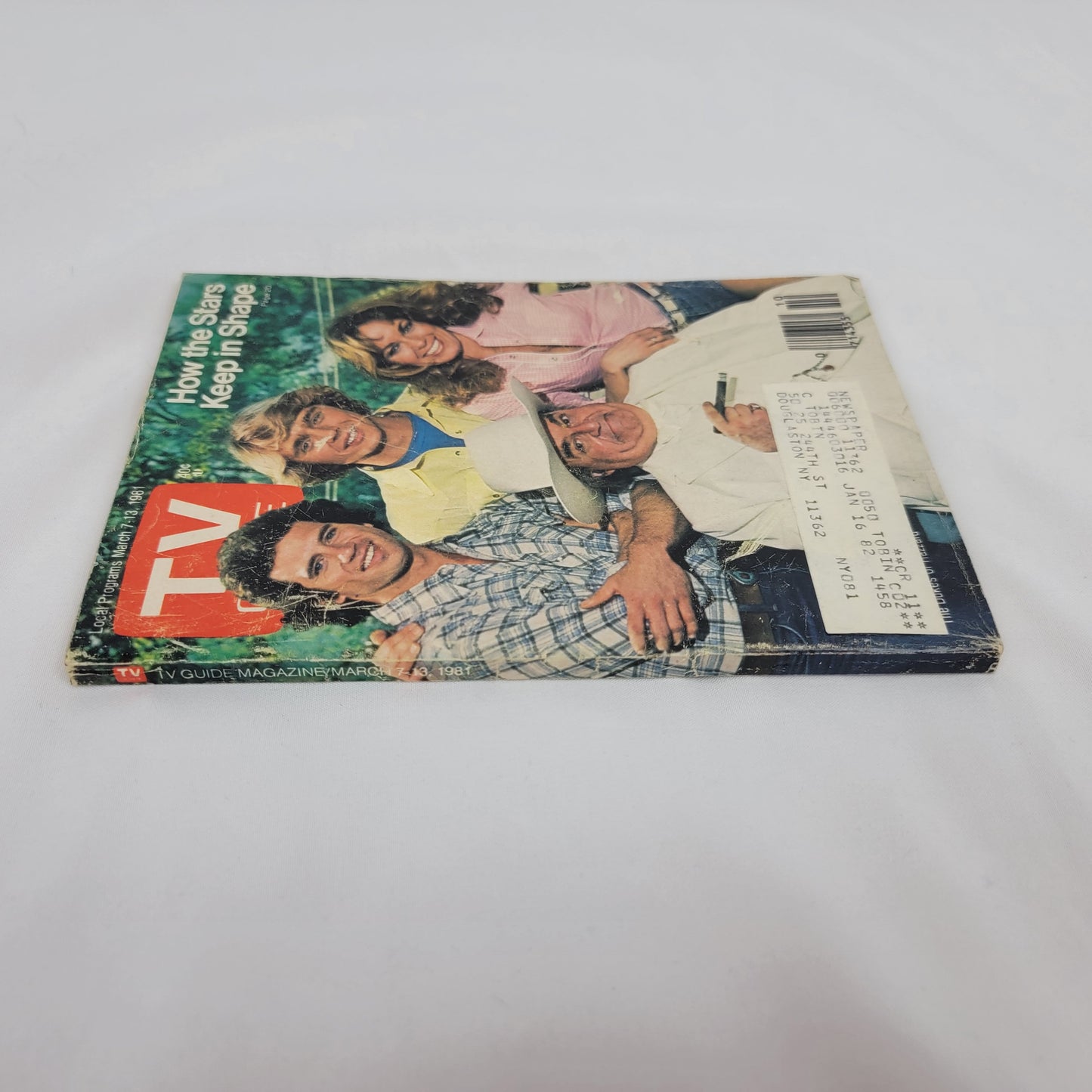 TV Guide, Magazine March 7-13 1981 (with Shipping Label)