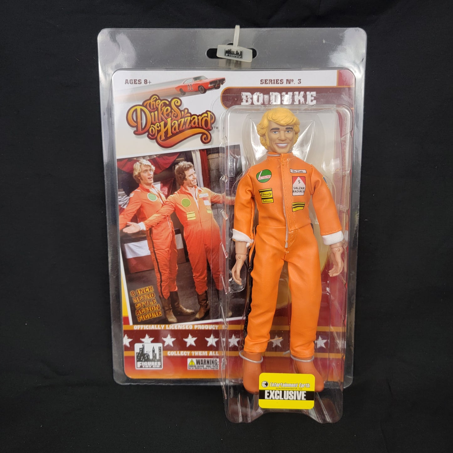 8-Inch Bo Duke (Orange Firesuit), Figures Toy Company Series 3 - 2015