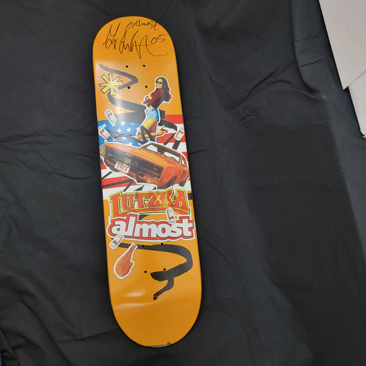 Almost Skateboard Deck, Greg Lutzka (Signed) Daisy Duke