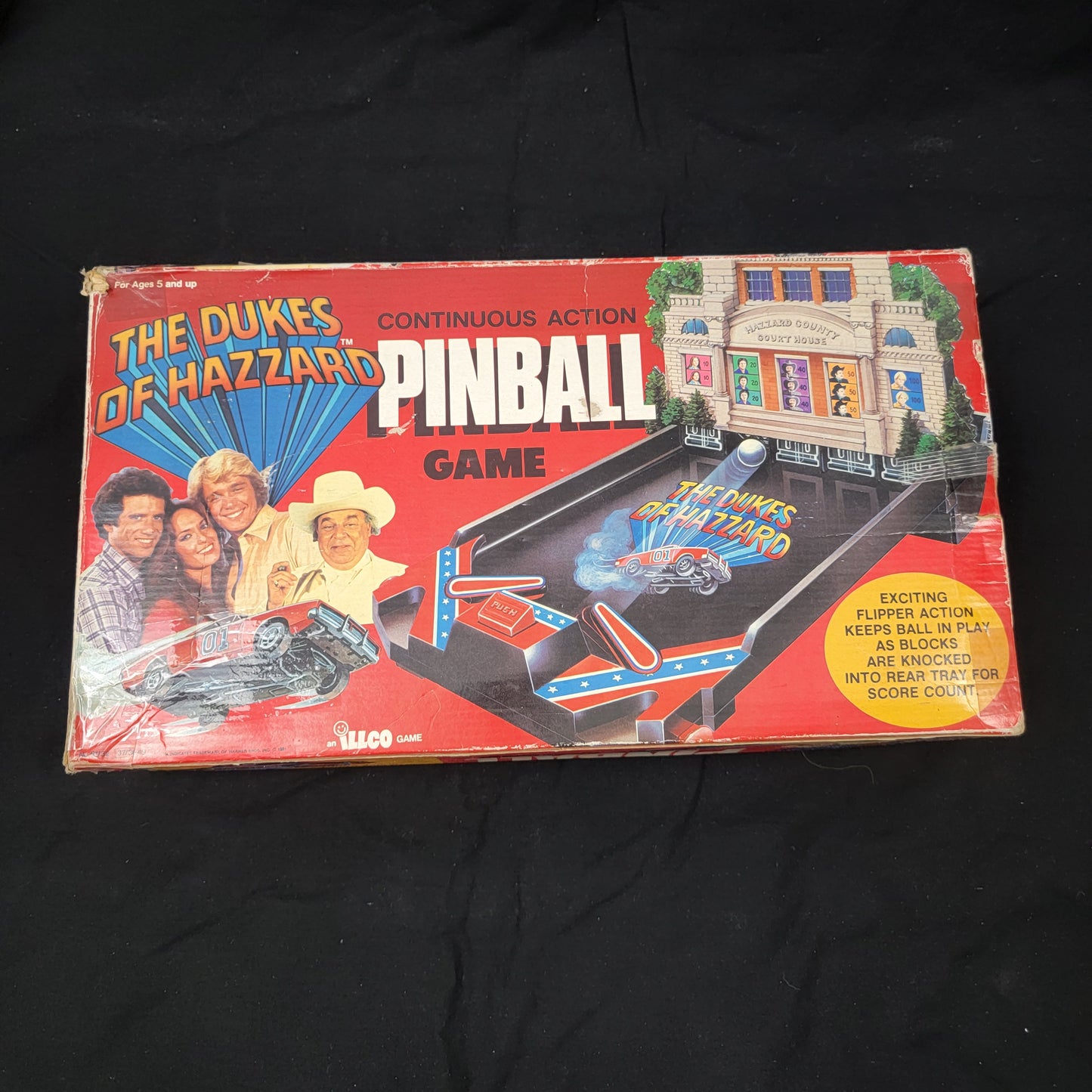 Dukes Of Hazzard PINBALL Game, "Continuous Action"