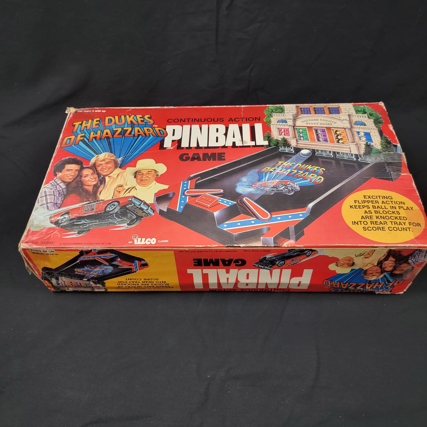 Dukes Of Hazzard PINBALL Game, "Continuous Action"